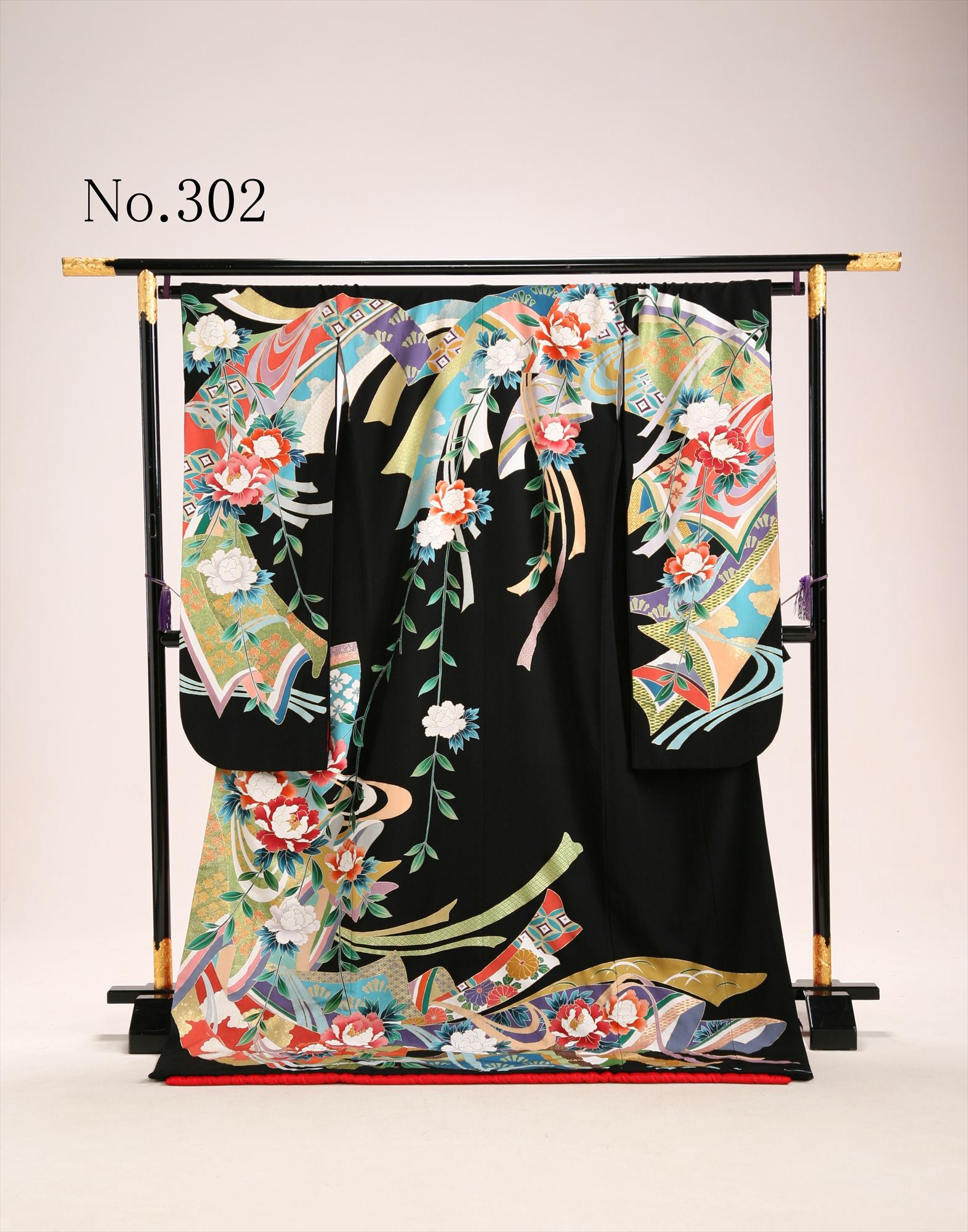 和装 黒引き No.302
