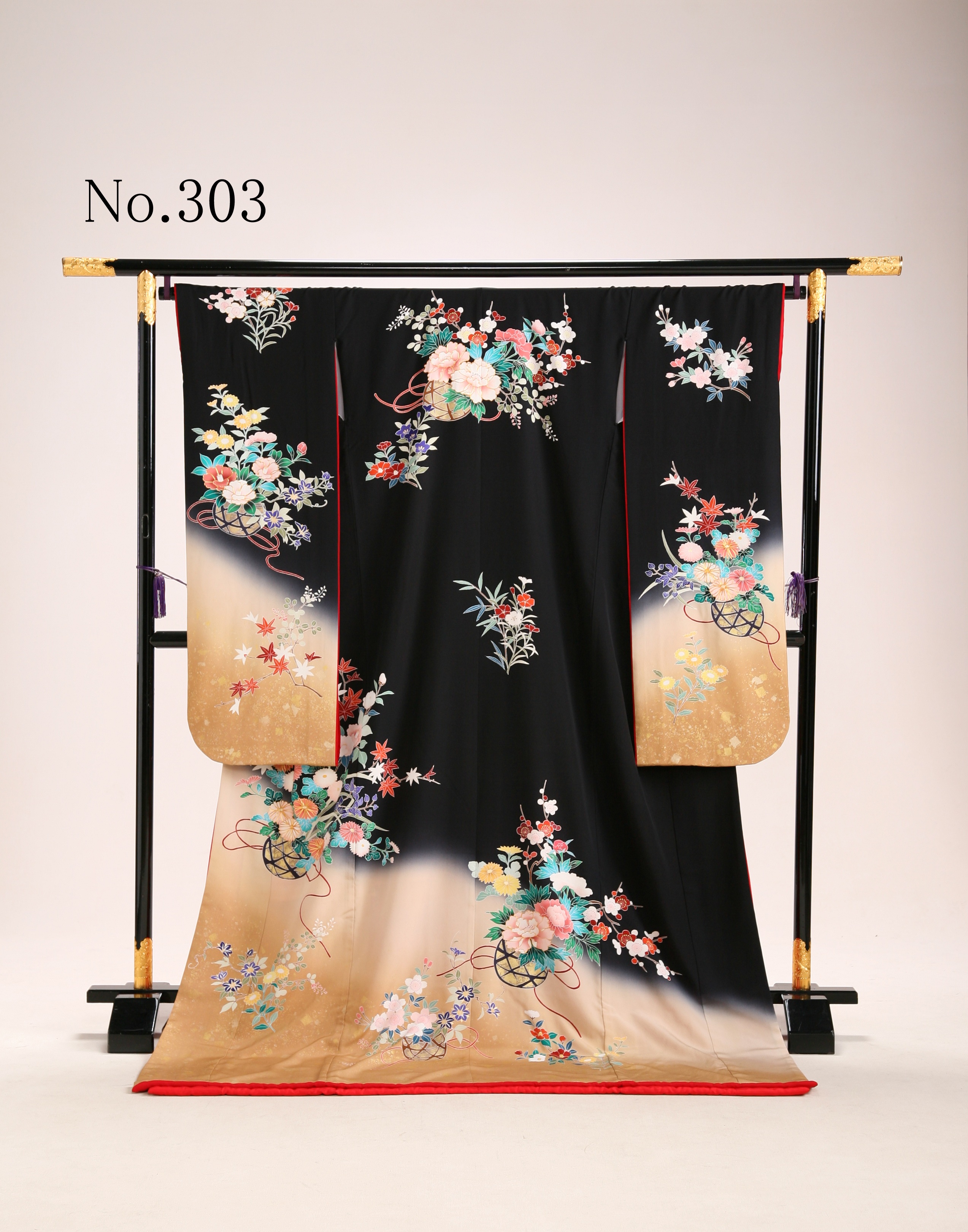 和装 黒引き No.303